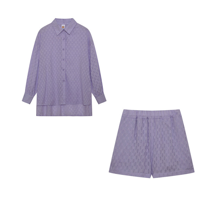 Maude | Chic Shirt & Shorts Set