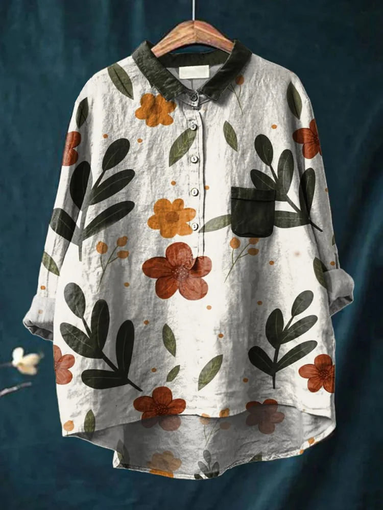 Sage | Botanic Art Shirt