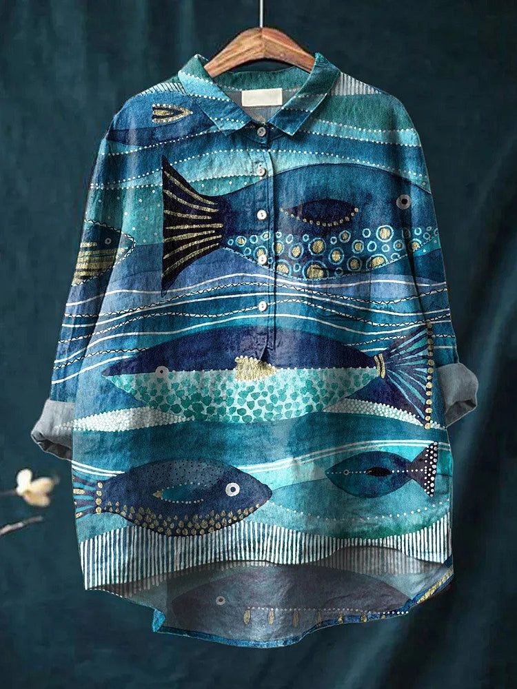 Blue | Ocean Art Shirt