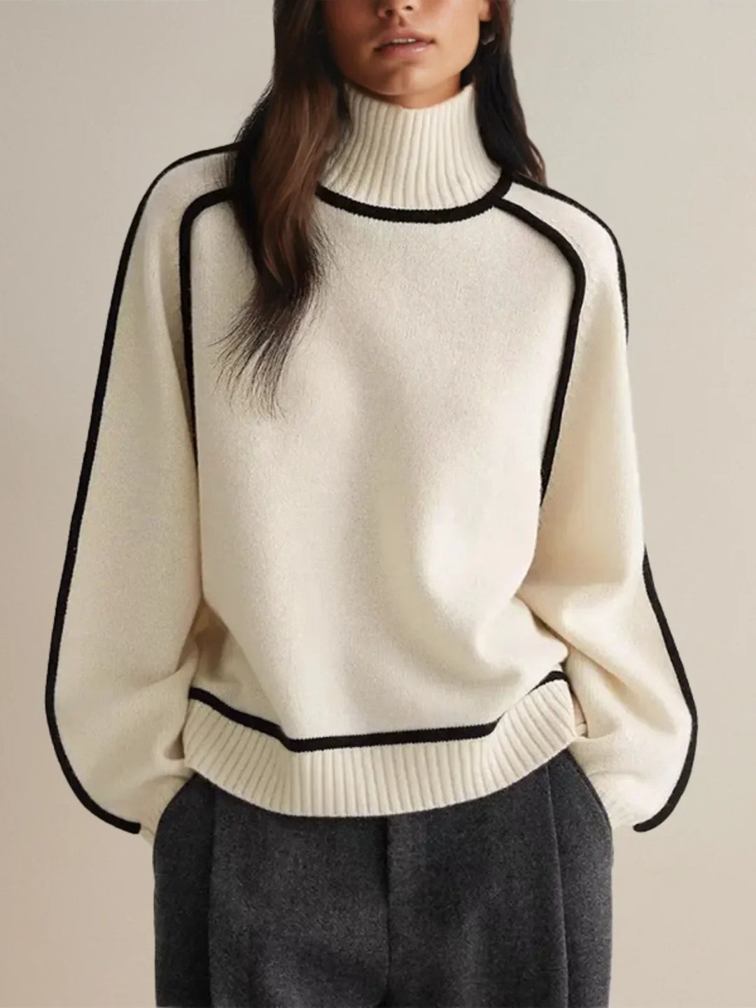 Kylie Luxe | Soft Knit Elegant Sweater