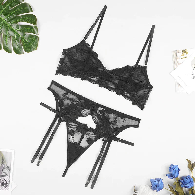 Aurobella | 3-Piece Lingerie Set