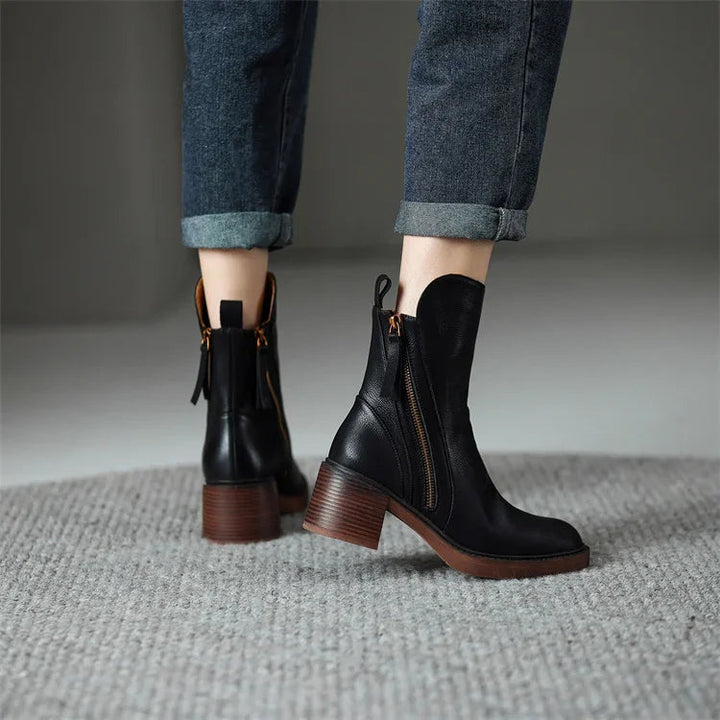 Valencia | Luxe Leather Ankle Boots