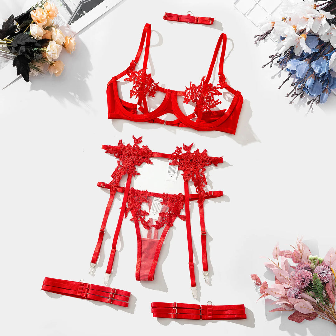 Ava | 3-Piece French Lingerie Set