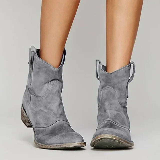 Dakota – Vintage Cowboy Ankle Boots