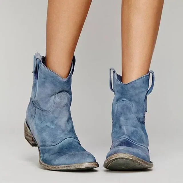 Dakota – Vintage Cowboy Ankle Boots