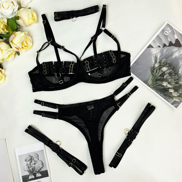 Avianna | 4-Piece Lingerie Set