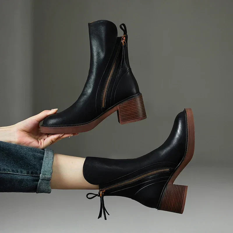 Valencia | Luxe Leather Ankle Boots