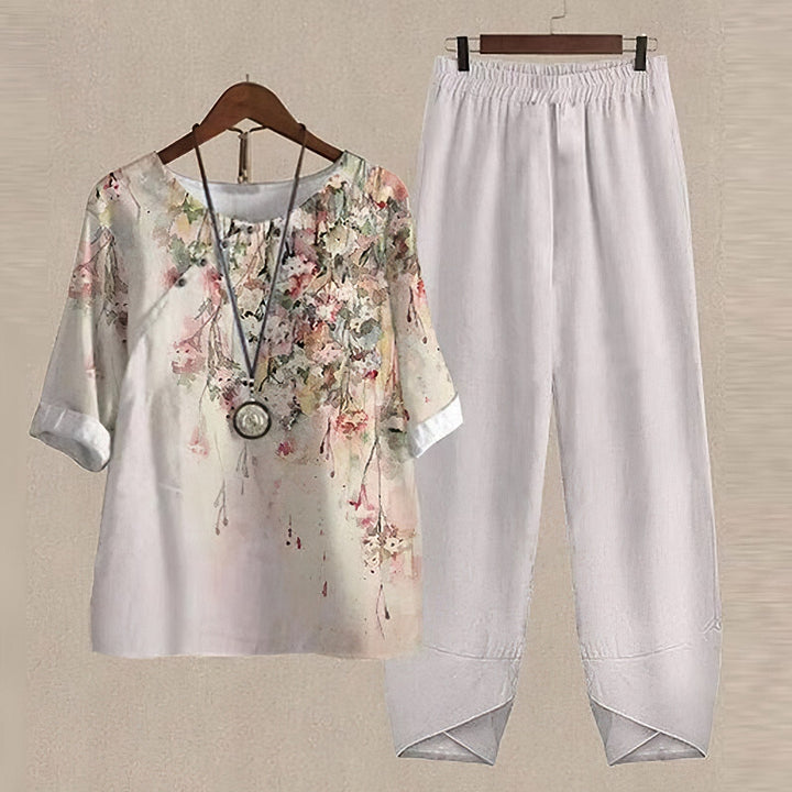 Liv | Elegant and Comfortable Shirt and Pants Set