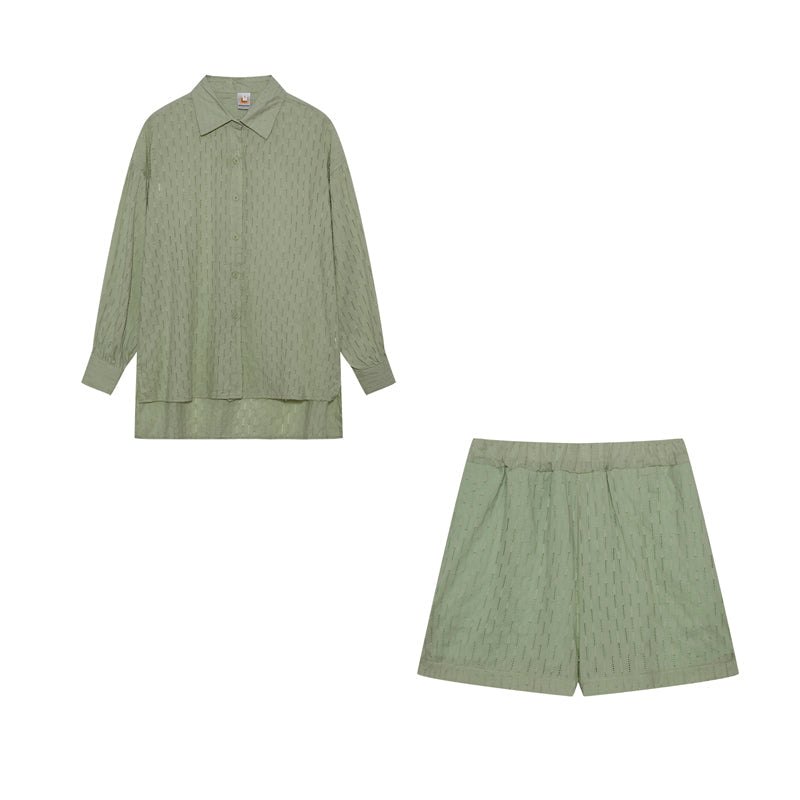 Maude | Chic Shirt & Shorts Set