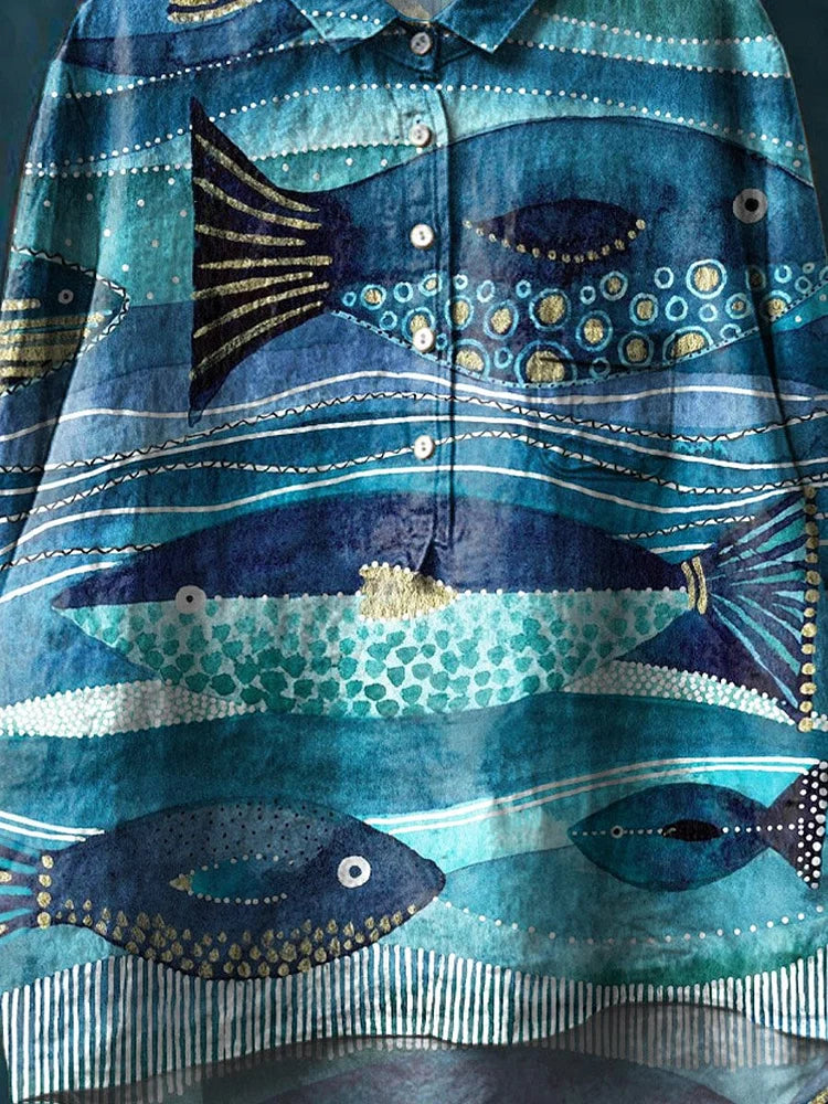 Blue | Ocean Art Shirt