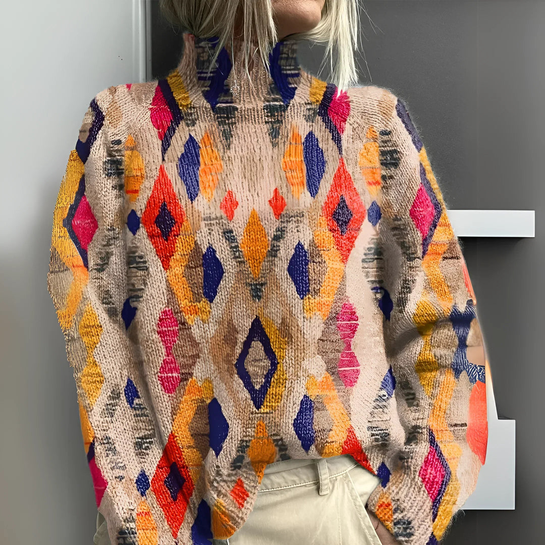 Maren - Timeless Geometric Sweater