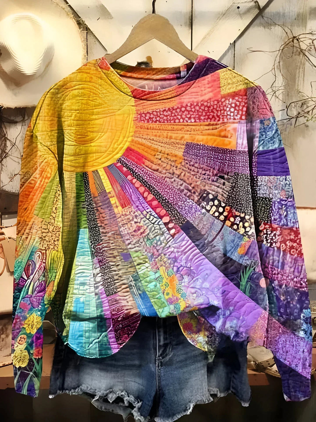 Soleil - Vibrant Sunburst Jumper